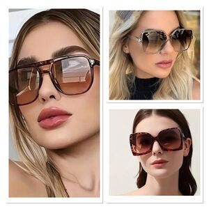 Stylish Women's Sunglasses - 3pc